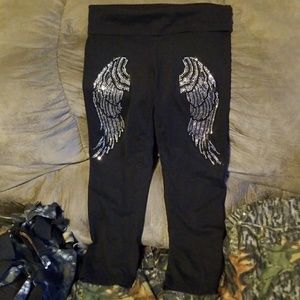 Angel wing leggings